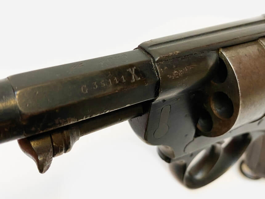 Revolver 1873 G 35111 avec X ajouté
