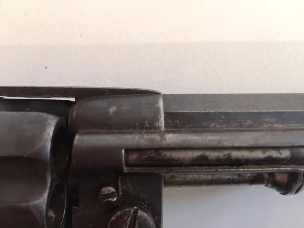 Revolver mle 1874 civil, fabrication belge: poinçons