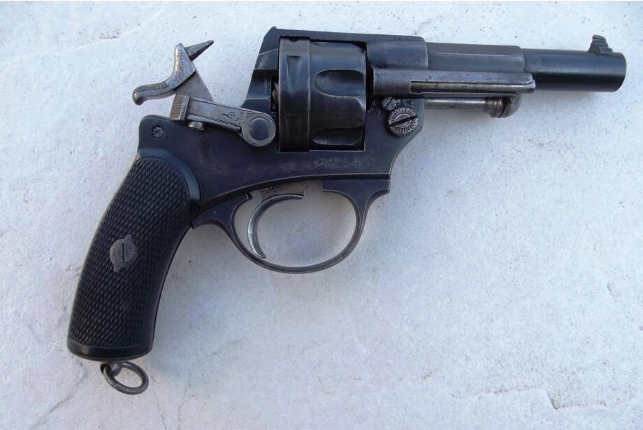 Revolver 1874 civil gravé