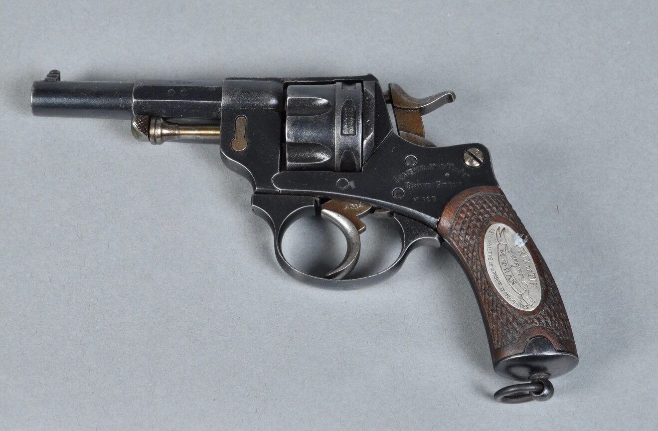 Revolver 1874 réglementaire modifié, marqué Protectorat du Tonkin