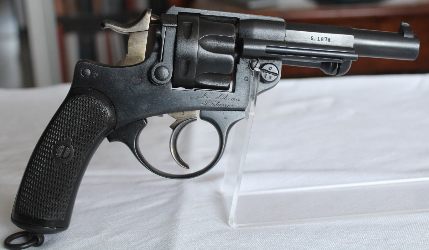 Revolver 1873 réglementaire modifié, marqué Protectorat du Tonkin