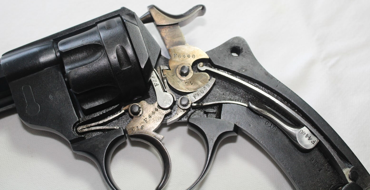 Revolver 1873 réglementaire modifié, marqué Protectorat du Tonkin