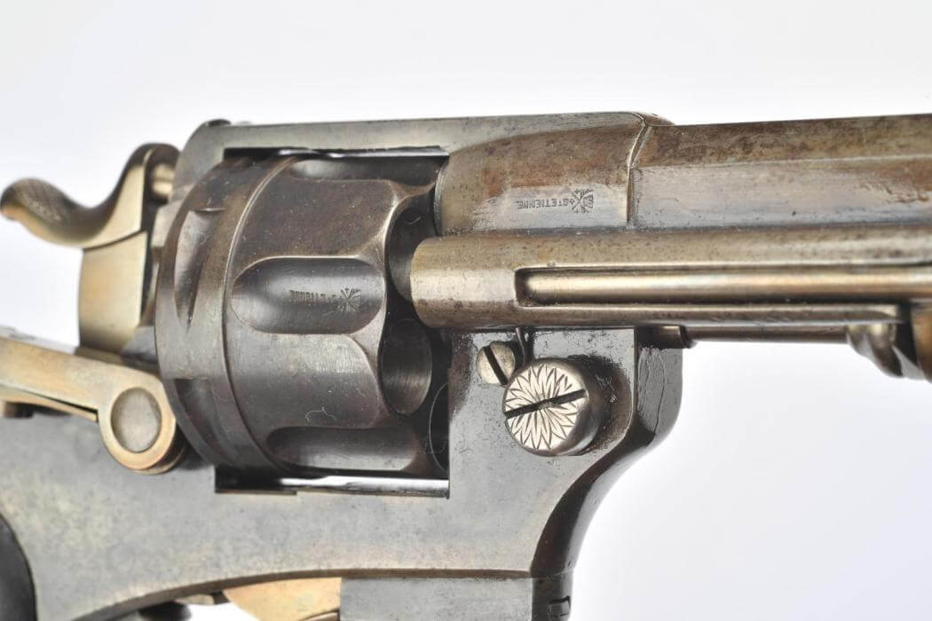 Revolver 1874 civil, carcasse jaspée
