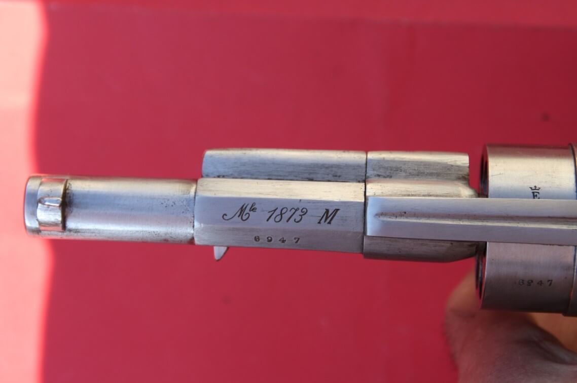 Revolver mle 1873 de marine prix de tir Escadre d'Extrême-Orient