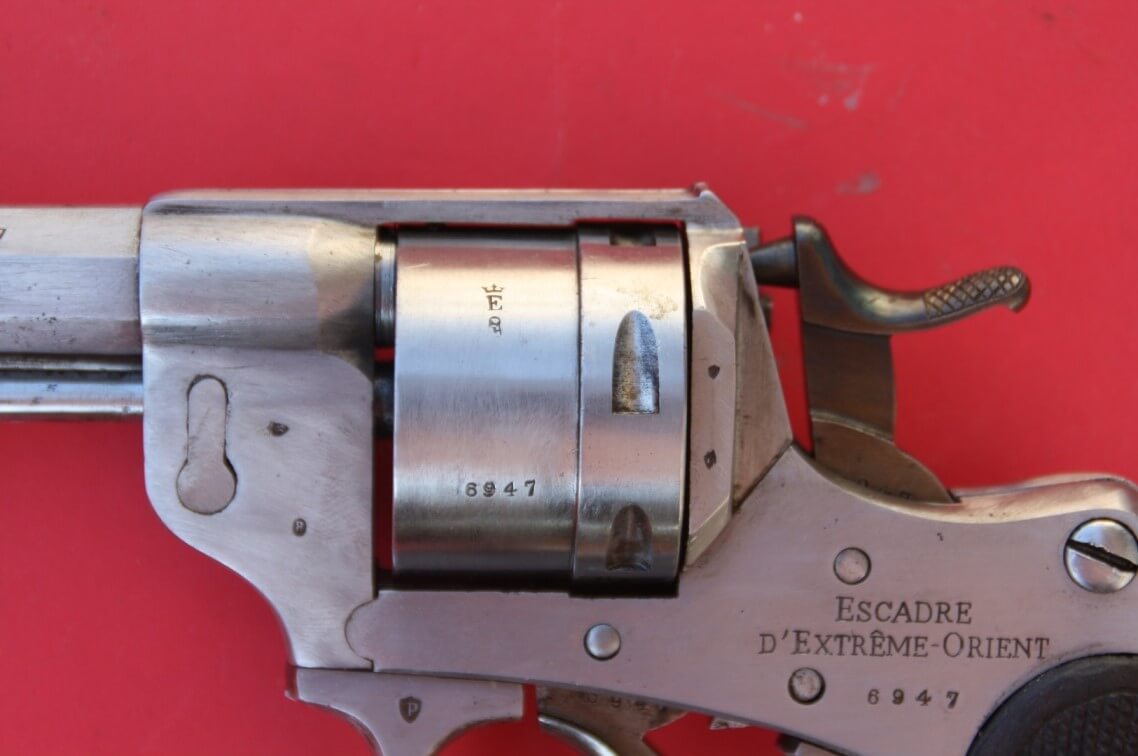 Revolver mle 1873 de marine prix de tir Escadre d'Extrême-Orient