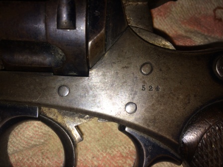 Numéro de série d'un revolver modèle 1874 de marine