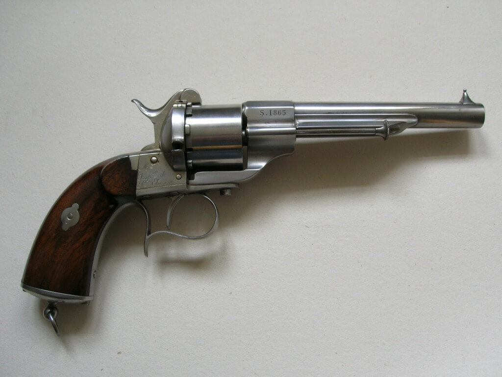 Revolver à broche de marine Lefaucheux modèle 1858N (modification de 1867)
