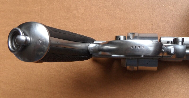 Ancre de calotte sur le revolver mle 1873 de marine