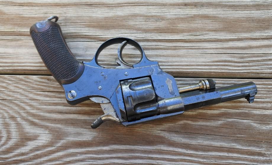 Revolver 1874 début de série: bronzage bleu