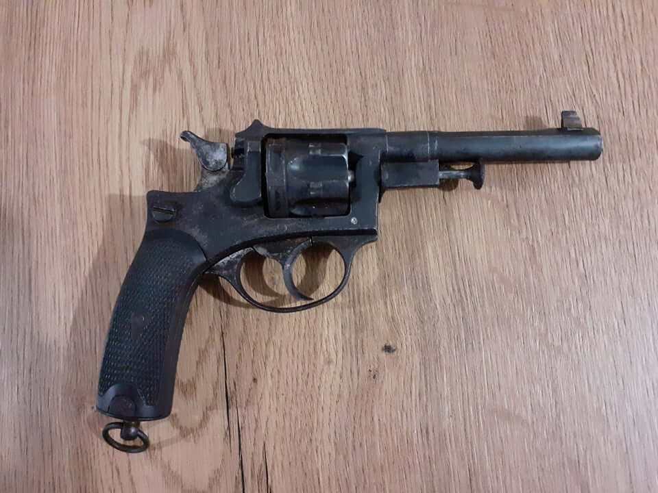 Revolver modèle 1887 du commerce, Belge (Liège) vendu par Rolland à Paris
