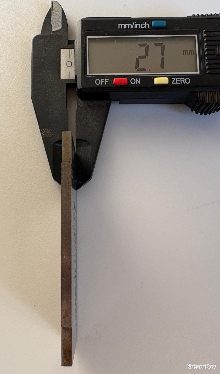 Gabarit vérificateur de la saillie du percuteur du Revolver Mle 1892