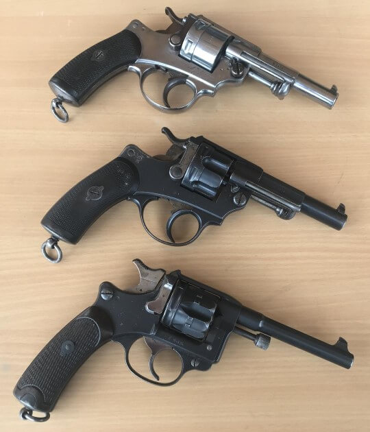 revolvers d'ordonnance français modèles 1873, 1874 et 1892