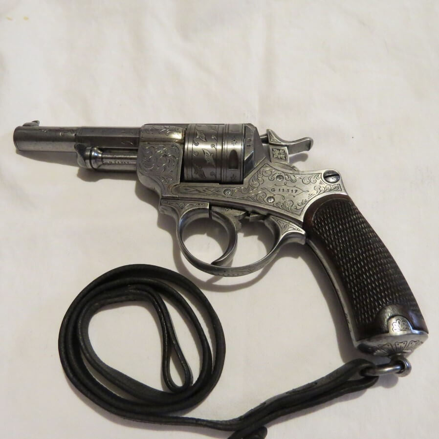 Revolver modèle 1873 gravé par G. Barthès