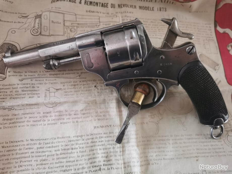 Revolver modèle 1873 d'instruction, modèle X