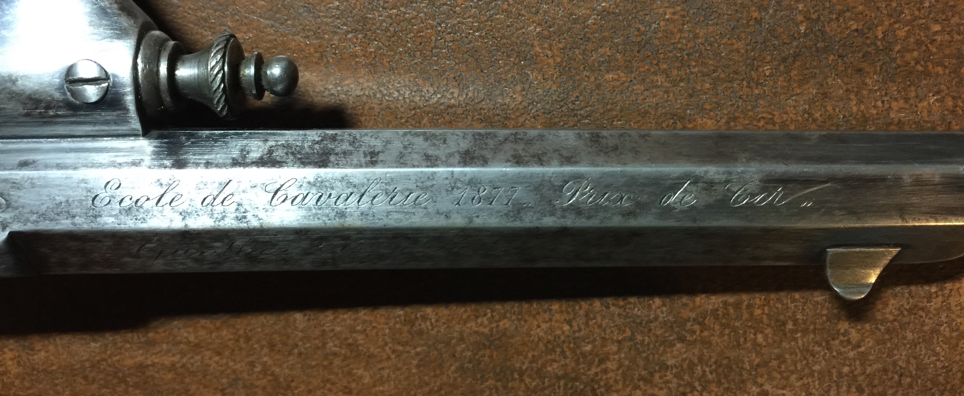 Revolver type warnant en 11mm 73 à brisure du Général Chatelain: Ecole de cavalerie 1877, Prix de tir