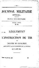Journal militaire officiel de 1884, partie réglementaire
