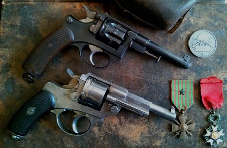 Revolvers mle 1873 et mle 1887, précurseur du 1892