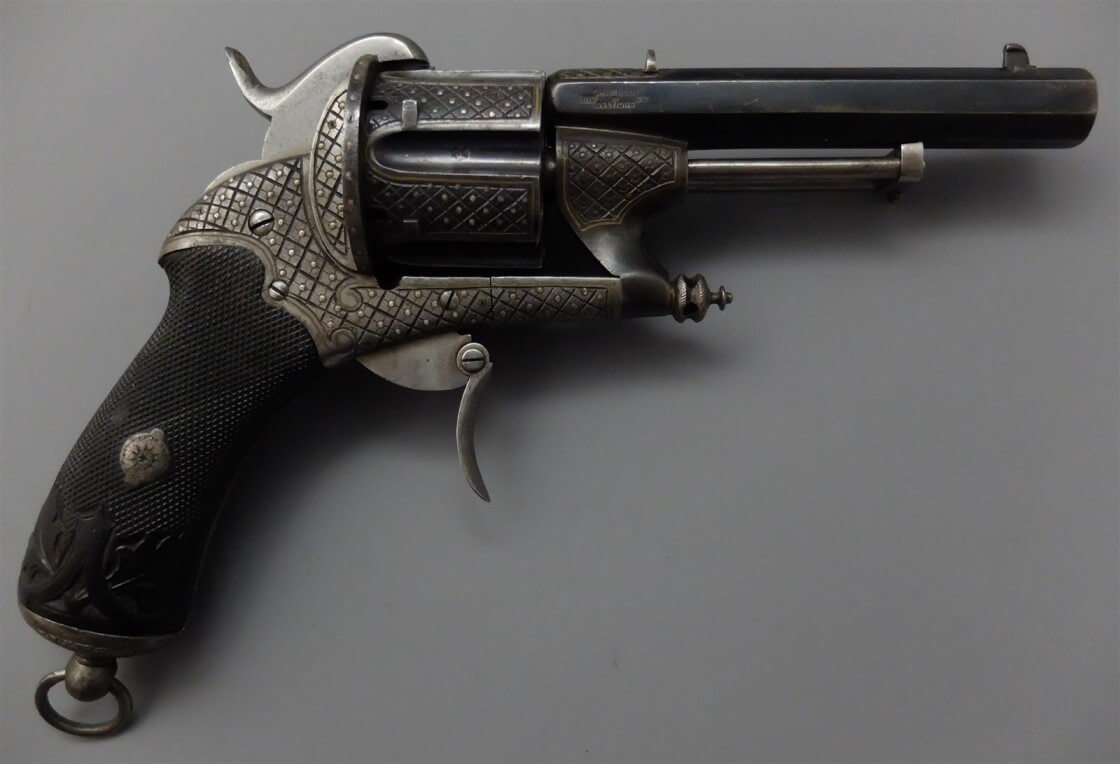 revolver Chamelot Delvigne Gaucher de luxe