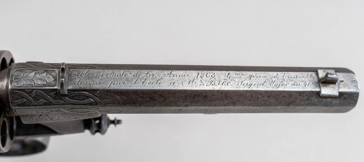 revolver Chamelot Delvigne Gaucher,  prix de tir