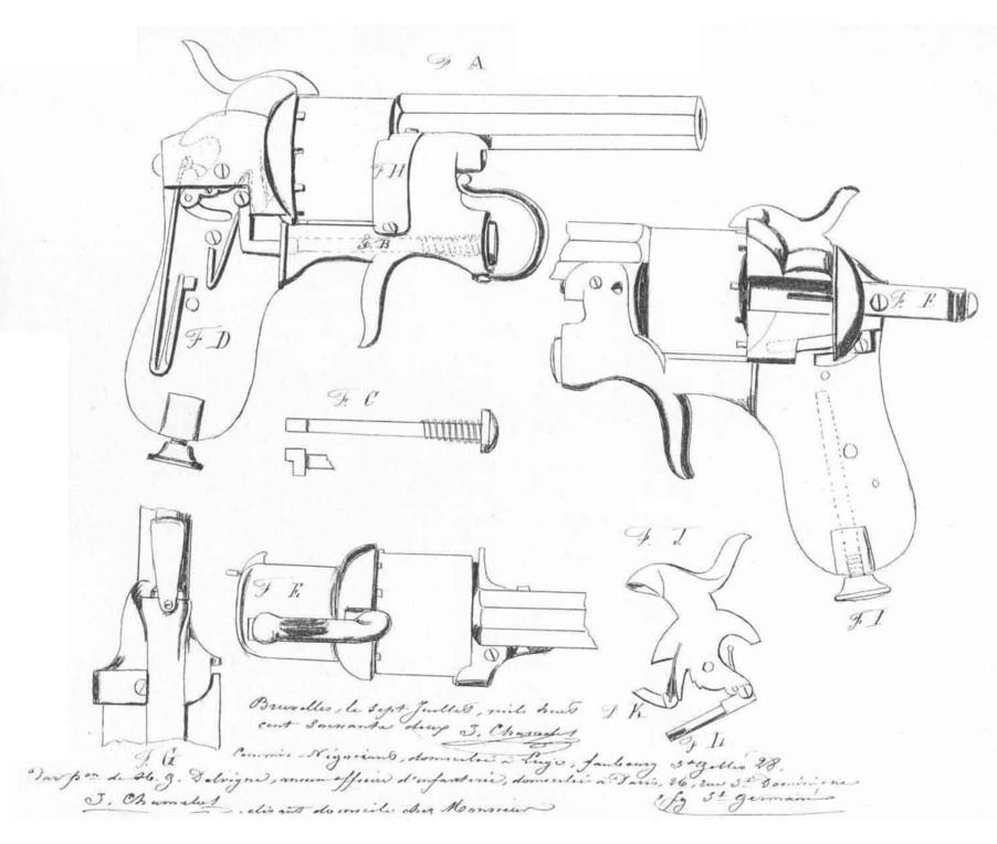 Brevet Chamelot Delvigne du 7 Juillet 1862 Brevet Chamelot Delvigne du 7 Juillet 1862