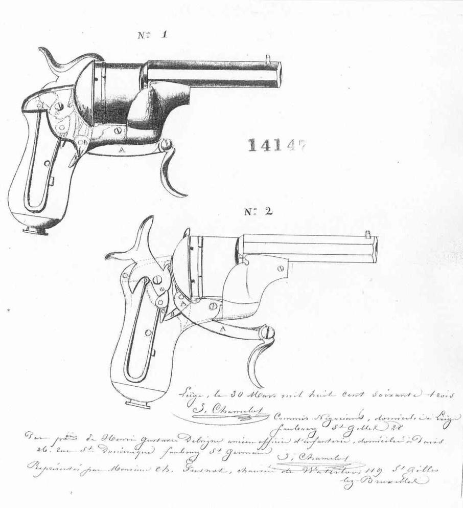 Brevet Chamelot Delvigne du 30 mars 1863 Brevet Chamelot Delvigne du 30 mars 1863