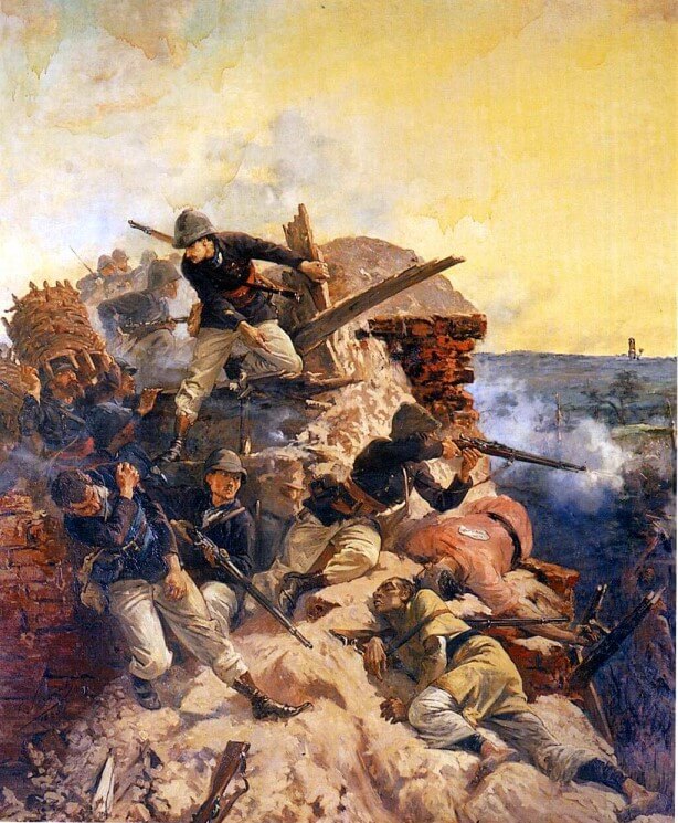 Episode de la défense de Tuyen-Quan (janvier 1885), par Lucien Pierre Sergent