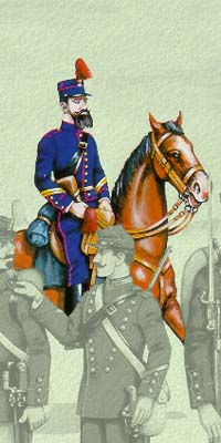 Sergent mitrailleur à cheval Grec (1897)