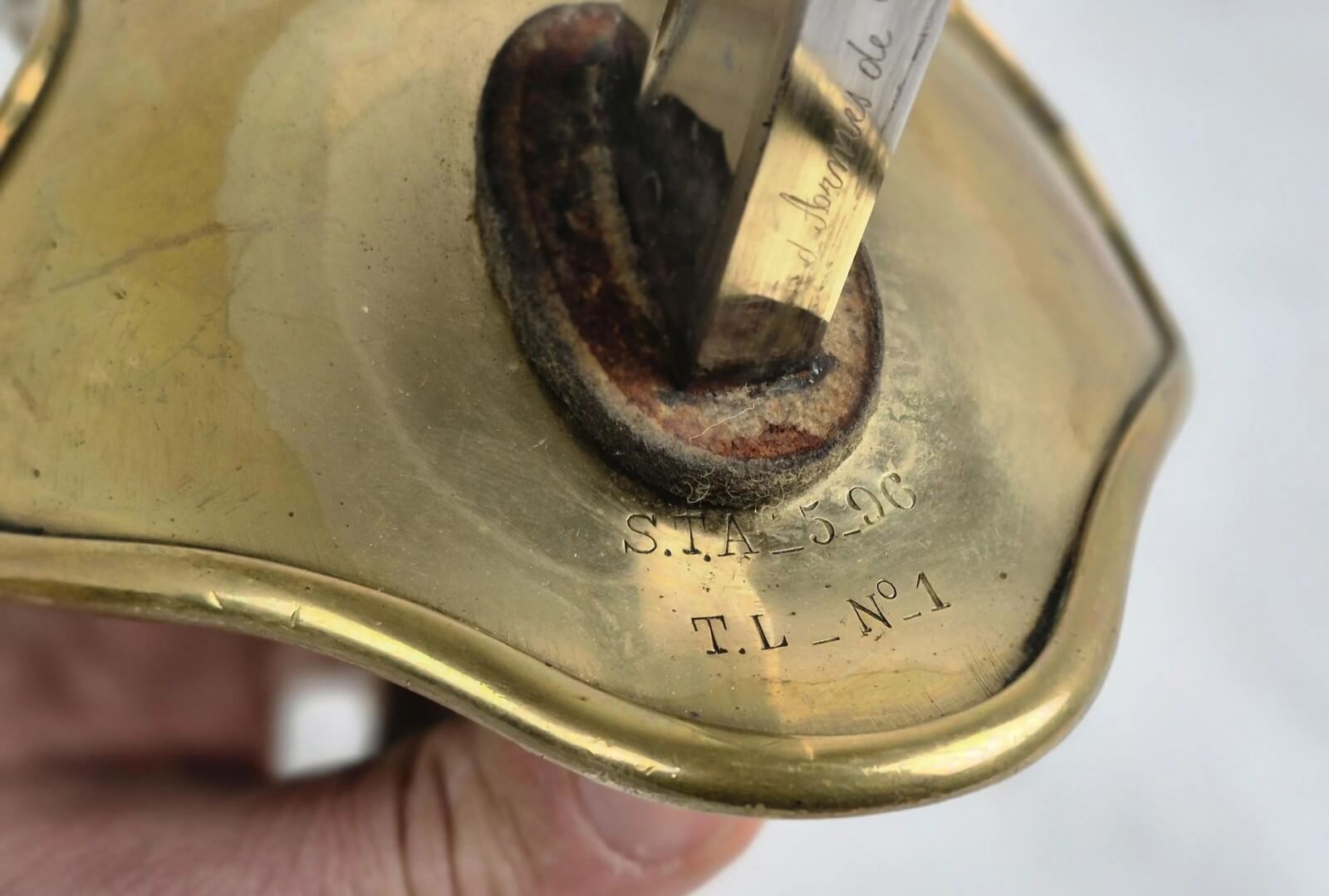 Prototype de la STA du sabre modèle 1896 de cavalerie (troupe) Prototype de la STA du sabre modèle 1896 de cavalerie (troupe)