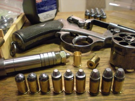 revolver 1873 munitions: cartouches 11mm73 rechargées